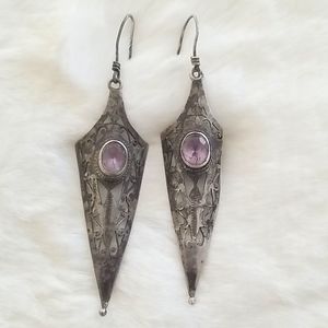 Vintage 925 Silver Earrings